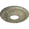 Ekena Millwork Leaf Ceiling Medallion (Canopies up to 4 3/4"), 11 3/8"OD x 3 5/8"ID x 1 1/8"P, Castle Stone Crackle CM11LFCSC - alternate 2